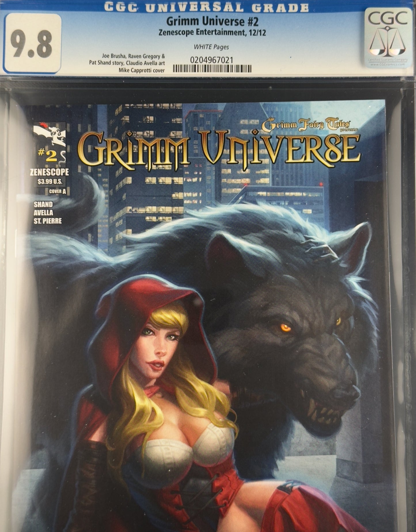 Grimm Universe #2 (2012) CGC 9.8