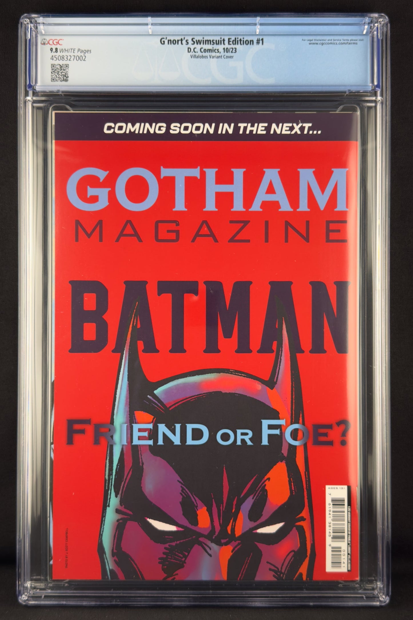 G'nort's Swimsuit Edition #1 (2023) CGC 9.8 Pablo Villalobos 1:25 Variant