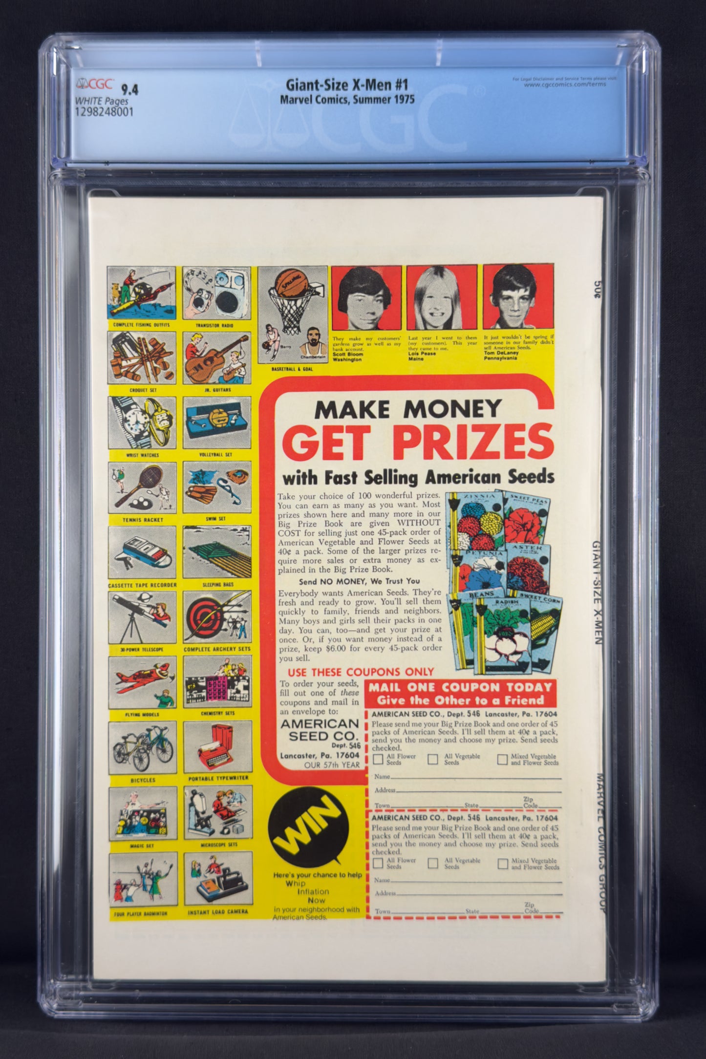 Giant-Size X-Men #1 (1975) CGC 9.4 - 1st app new X-Men