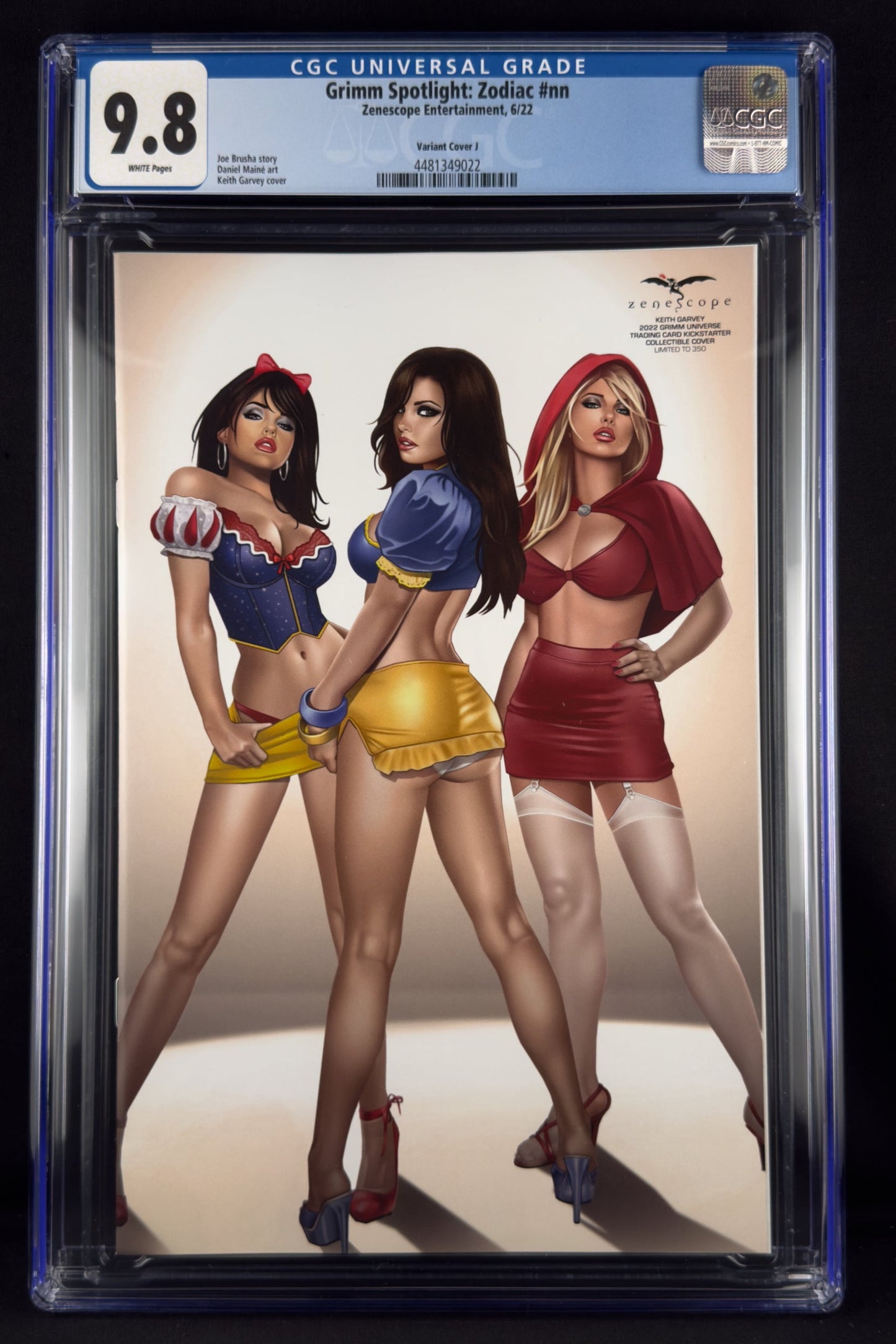 Grimm Spotlight: Zodiac #nn (2022) CGC 9.8 Keith Garvey Variant J