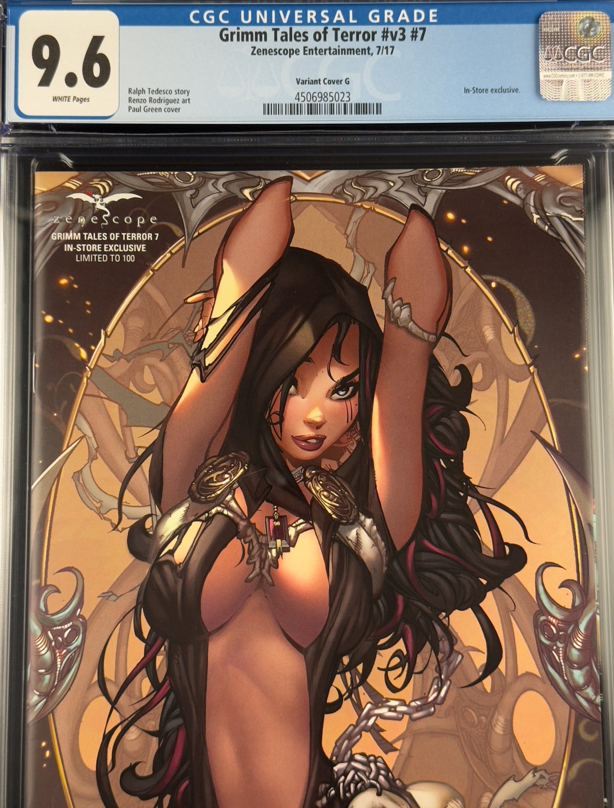 Grimm Tales of Terror (Vol. 3) #7 (2017) CGC 9.6 Paul Green Variant G Ltd 100