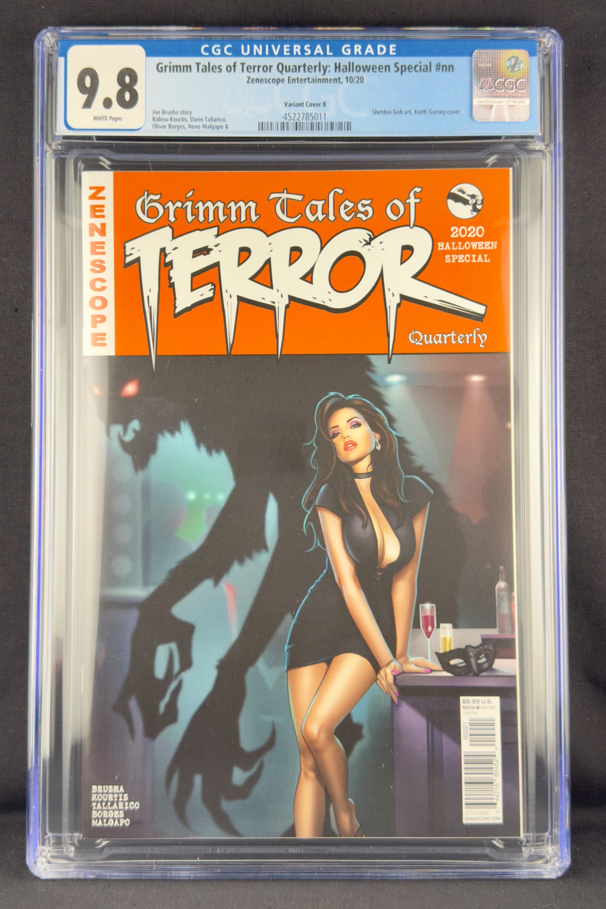 Grimm Tales of Terror Quarterly Halloween Special (2020) CGC 9.8 Garvey.