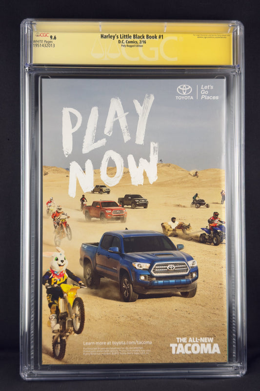 Harley's Little Black Book #1 (2016) CGC 9.6 SS J. Scott Campbell Variant