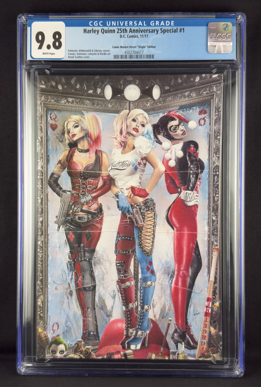 Harley Quinn: 25th Anniversary Special #1 (2017) CGC 9.8 Natali Sanders Virgin Variant Ltd 900
