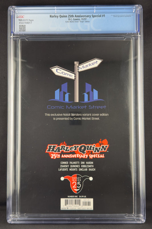 Harley Quinn: 25th Anniversary Special #1 (2017) CGC 9.8 Natali Sanders Virgin Variant Ltd 900