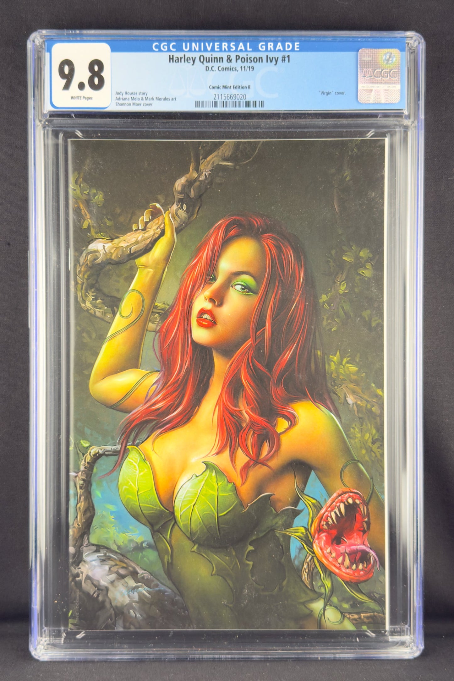 Harley Quinn & Poison Ivy #1 (2019) CGC 9.8 Shannon Maer Virgin Var B. Poison Ivy