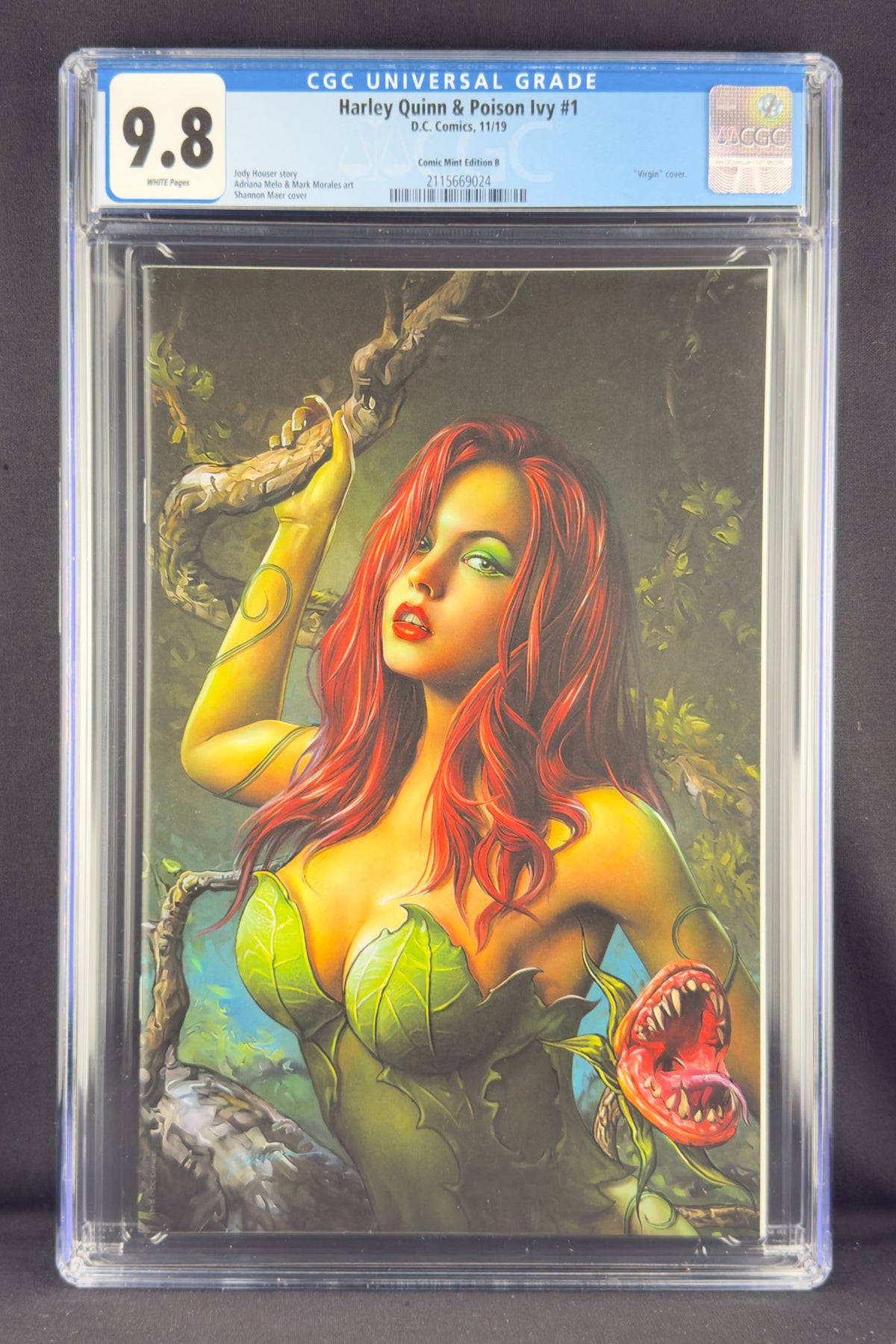 Harley Quinn & Poison Ivy #1 (2019) CGC 9.8 Shannon Maer Virgin Var B. Poison Ivy