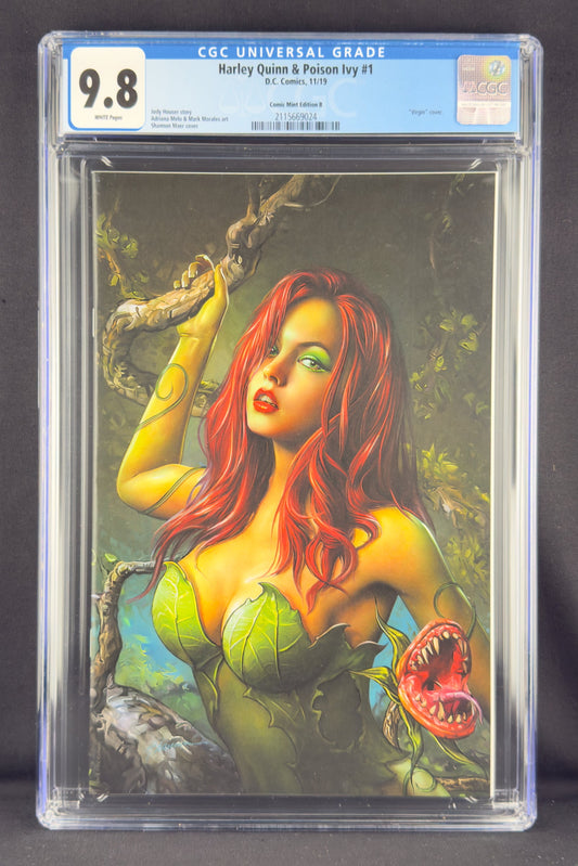 Harley Quinn & Poison Ivy #1 (2019) CGC 9.8 Shannon Maer Virgin Var B. Poison Ivy