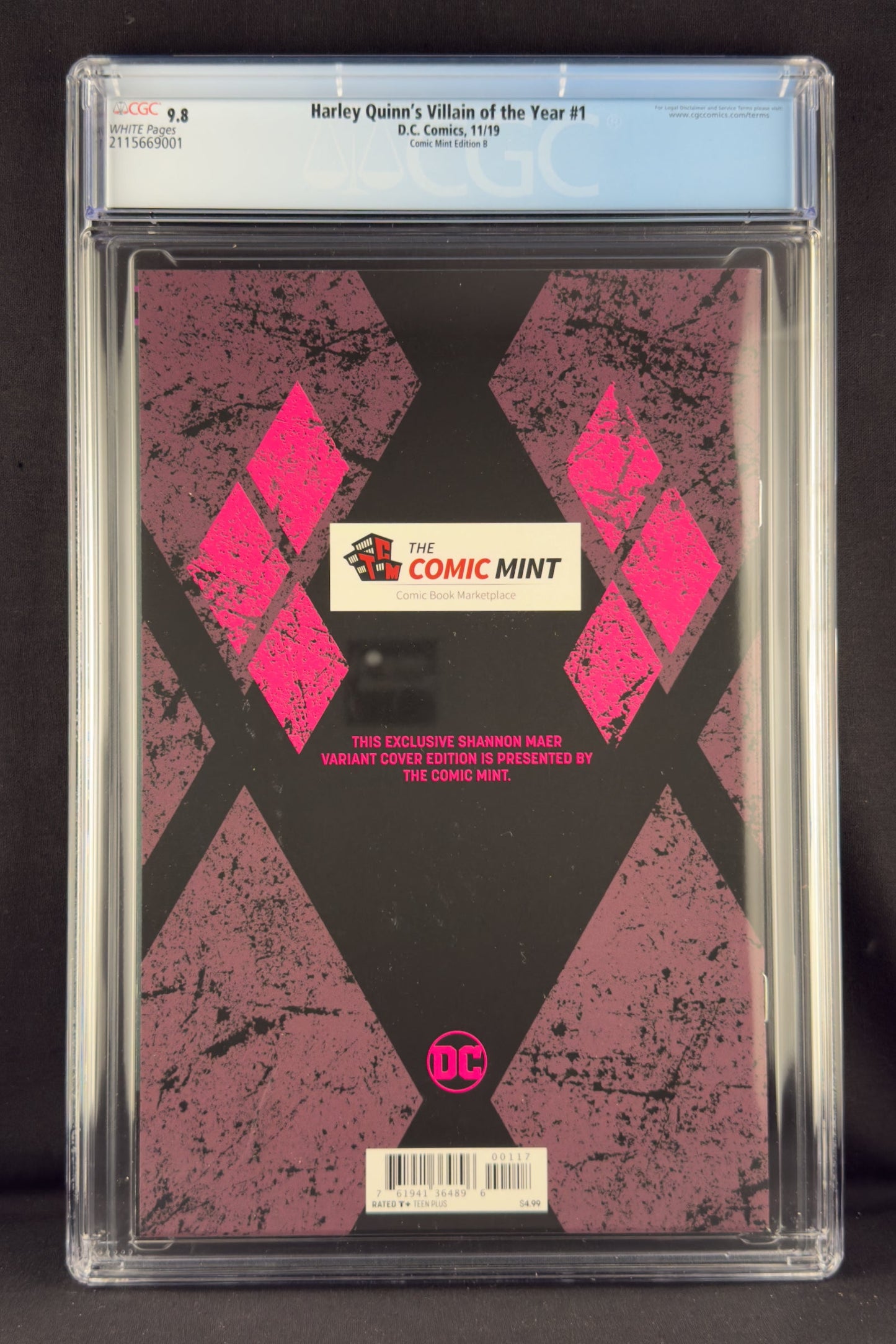 Harley Quinn's Villain of the Year #3 (2019) CGC 9.8 Shannon Maer Variant B Ltd 800