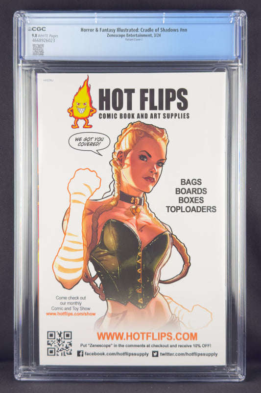 Horror & Fantasy Illustrated: Cradle of Shadows (2024) CGC 9.8 Cedric Poulat Variant J Ltd 125