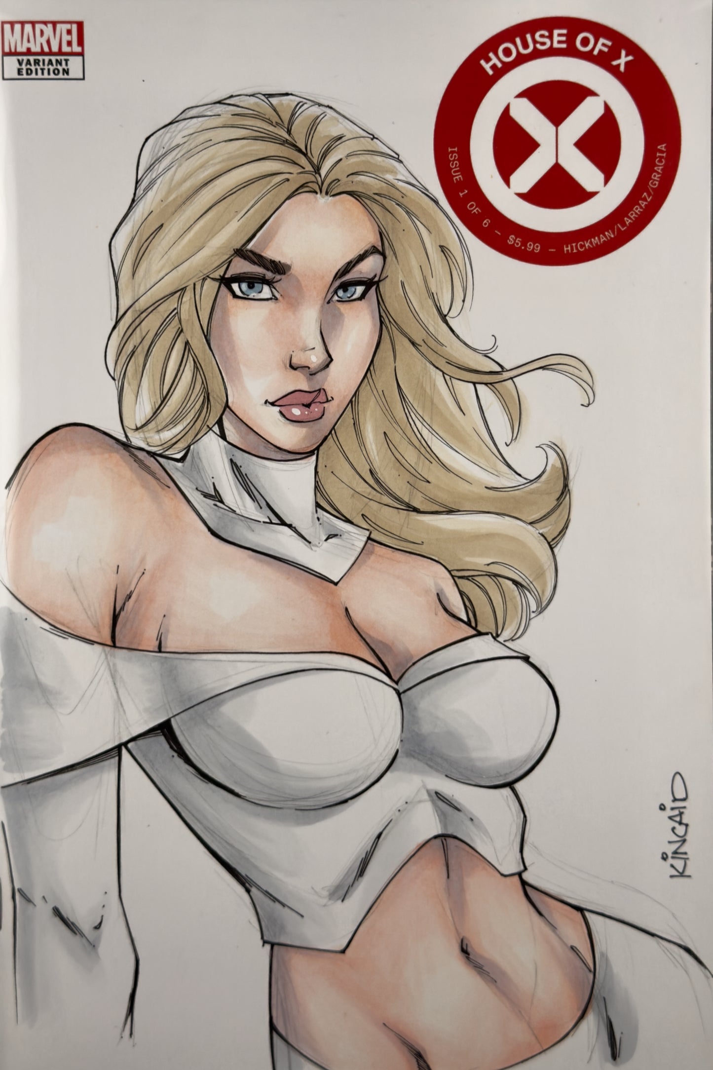 House of X #1 (2019) CGC 9.4 SS Ryan Kincaid Emma Frost Sketch