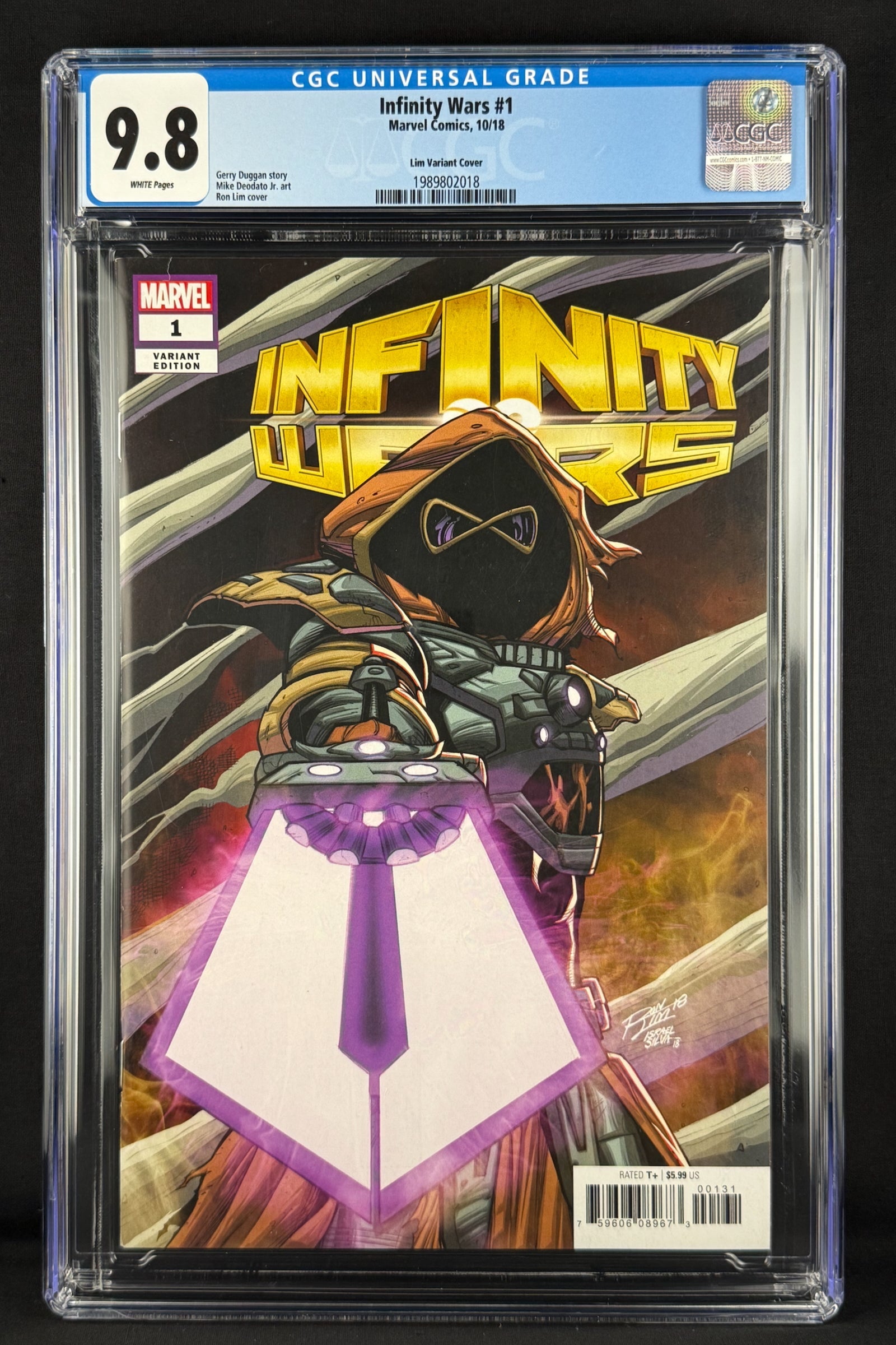 Infinity Wars #1 (2018) CGC 9.8 Ron Lim Variant