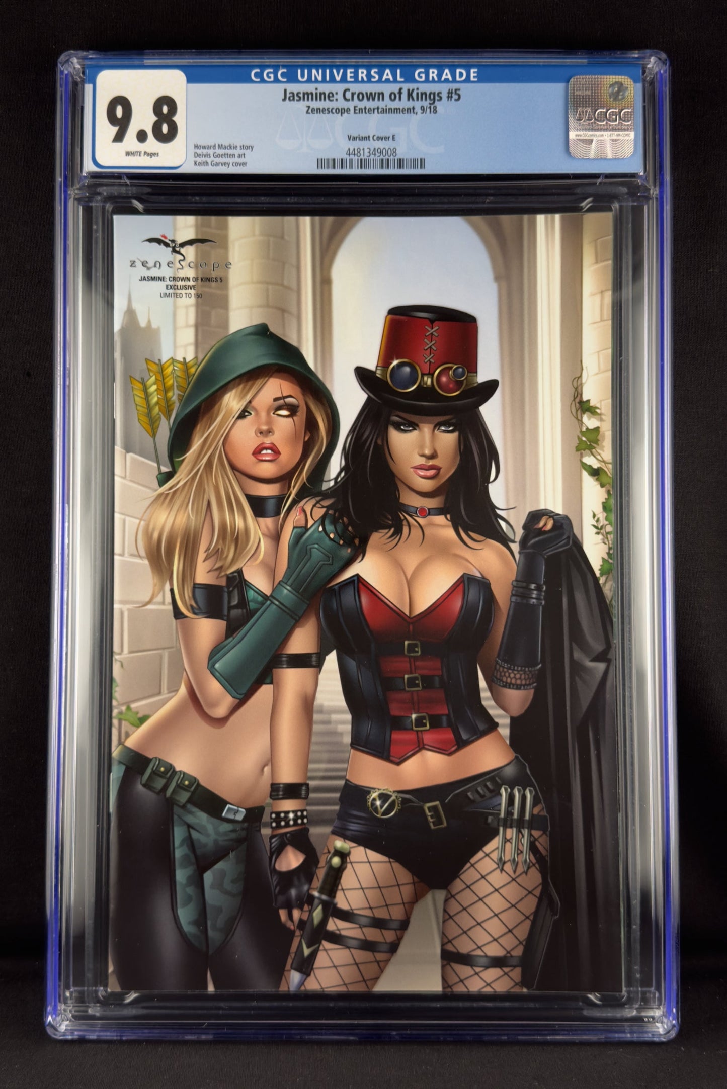 Jasmine: Crown of Kings #5 (2018) CGC 9.8 Keith Garvey Variant E