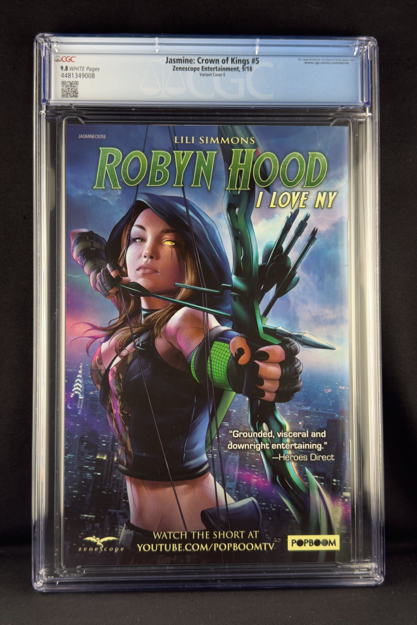 Jasmine: Crown of Kings #5 (2018) CGC 9.8 Keith Garvey Variant E Ltd 150