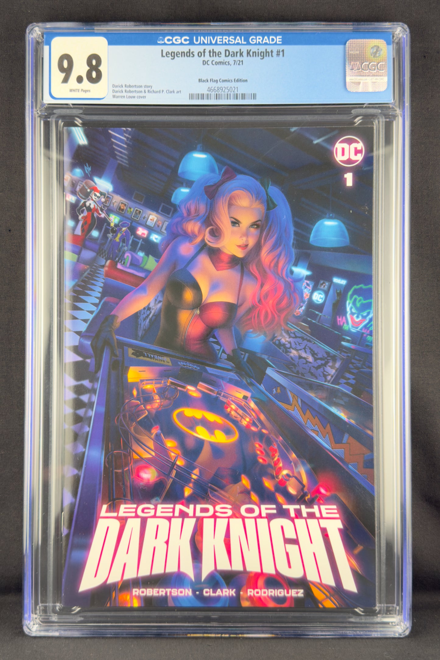 Legends of the Dark Knight #1 (2021) CGC 9.8 Warren Louw—Harley Quinn.