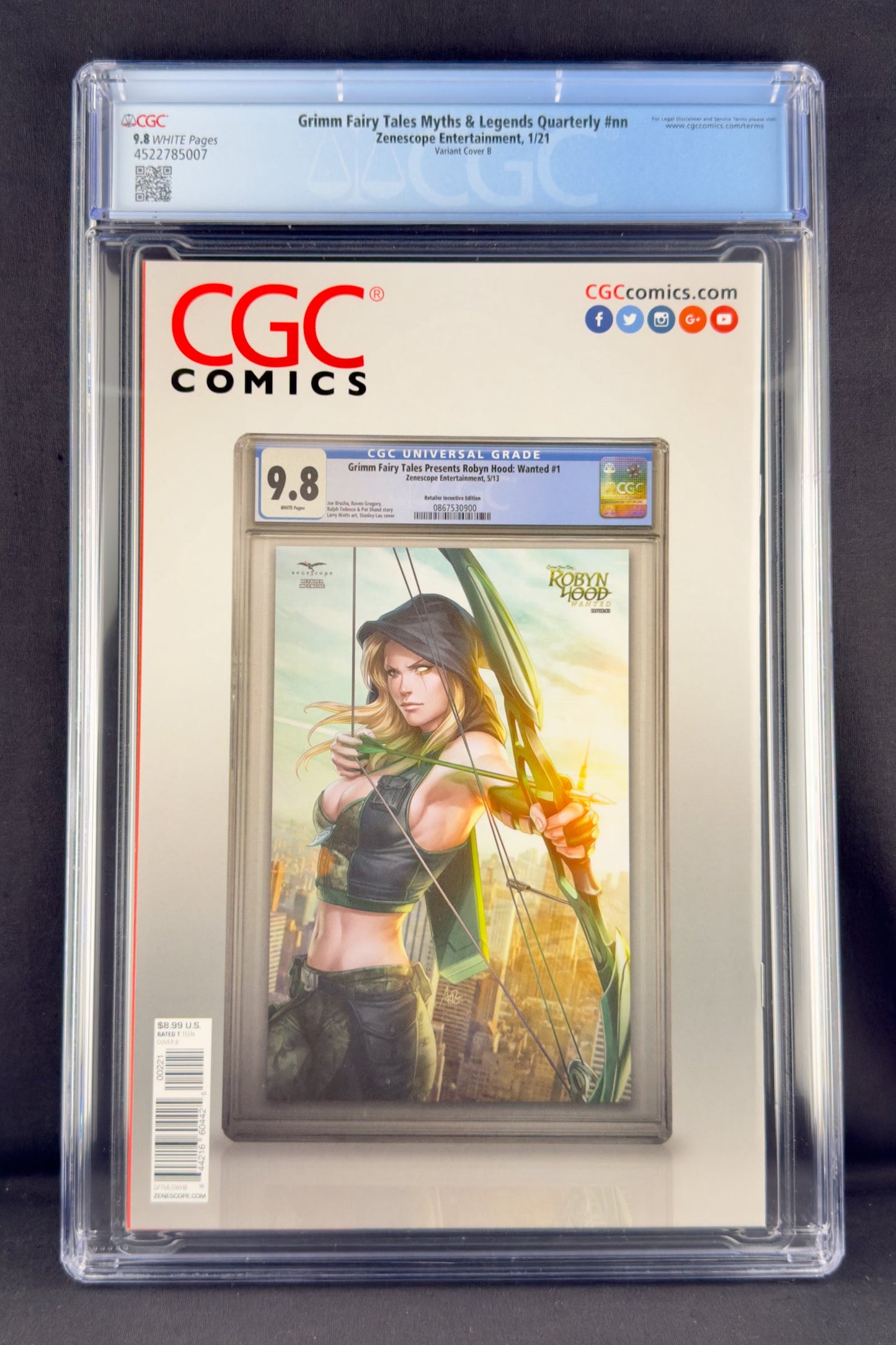 Myths & Legends Quarterly #nn (2021) CGC 9.8 Keith Garvey Variant B
