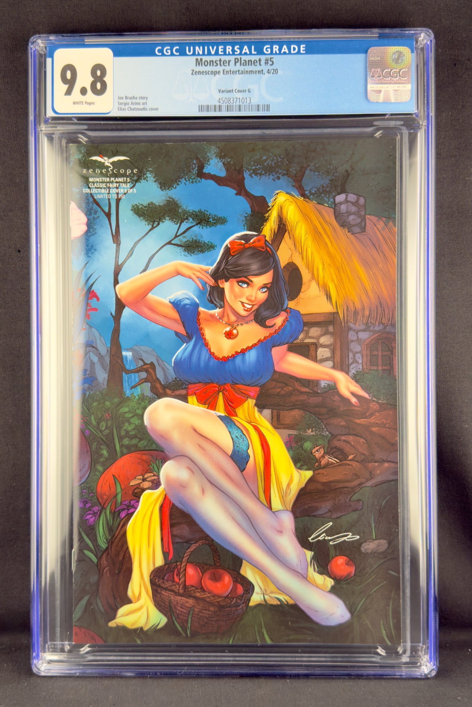 Monster Planet #5 (2020) CGC 9.8 Elias Chatzoudis Variant G Ltd 250