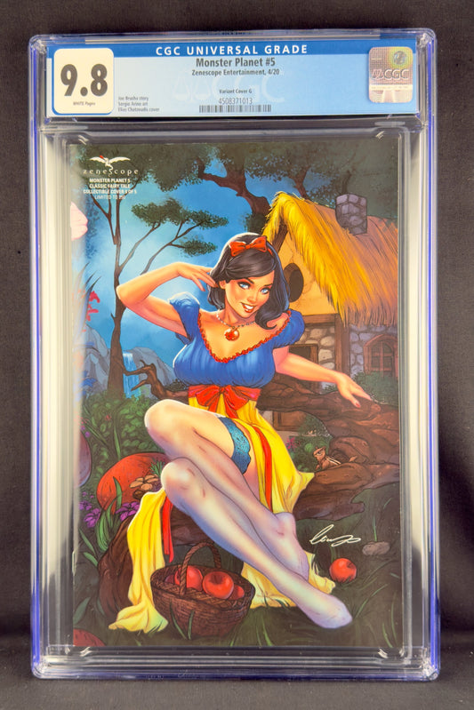 Monster Planet #5 (2020) CGC 9.8 Elias Chatzoudis Variant G Ltd 250