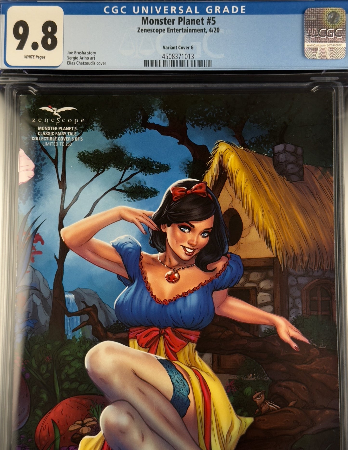 Monster Planet #5 (2020) CGC 9.8 Elias Chatzoudis Variant G Ltd 250