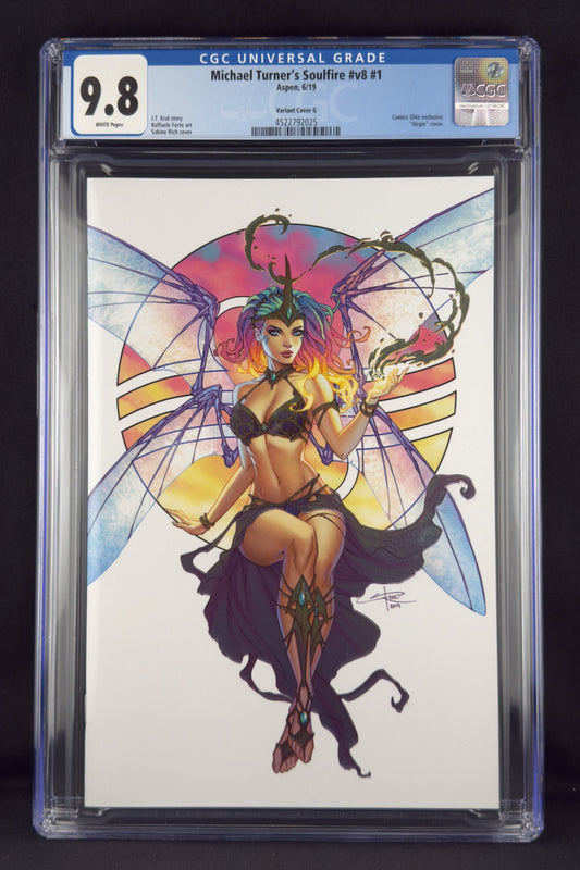 Michael Turner's Soulfire #1 (2019) CGC 9.8 Sabine Rich Virgin Variant G Ltd 200