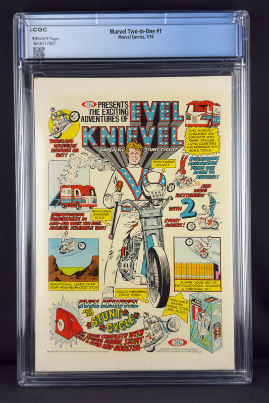Marvel Two-in-One #1 (1974) CGC 9.0 - Death of Molecule Man
