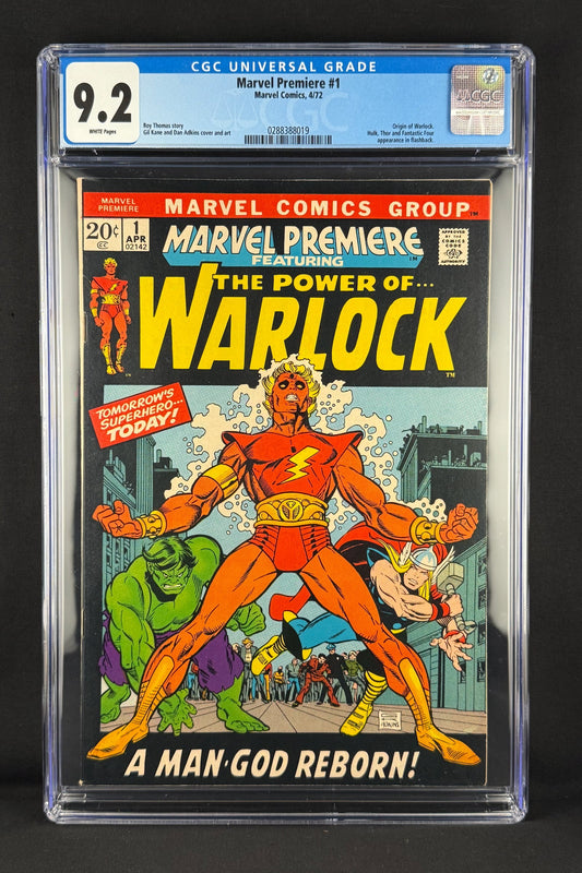 Marvel Premiere #1 (1972) CGC 9.2 Gil Kane - 1st app Soul Gem