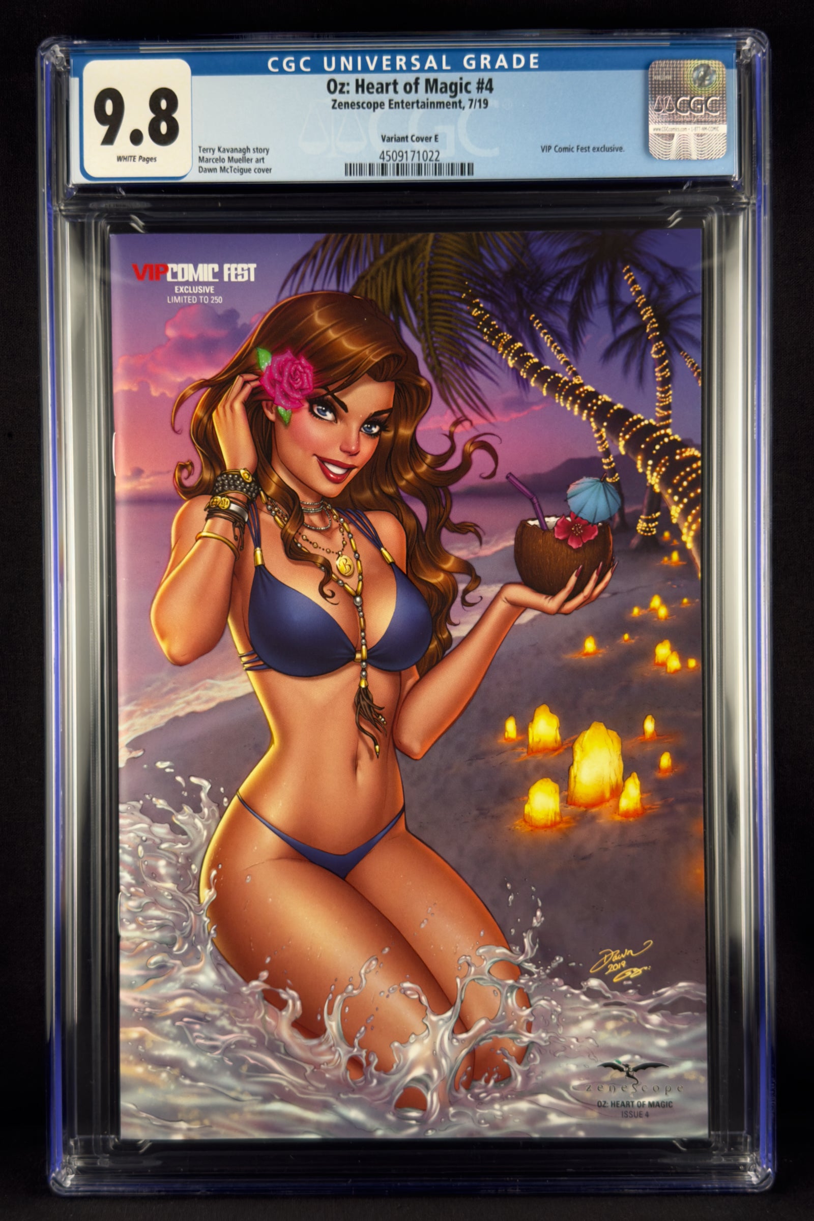 Oz Heart of Magic #4 (2019) CGC 9.8 Dawn McTeigue Variant E.