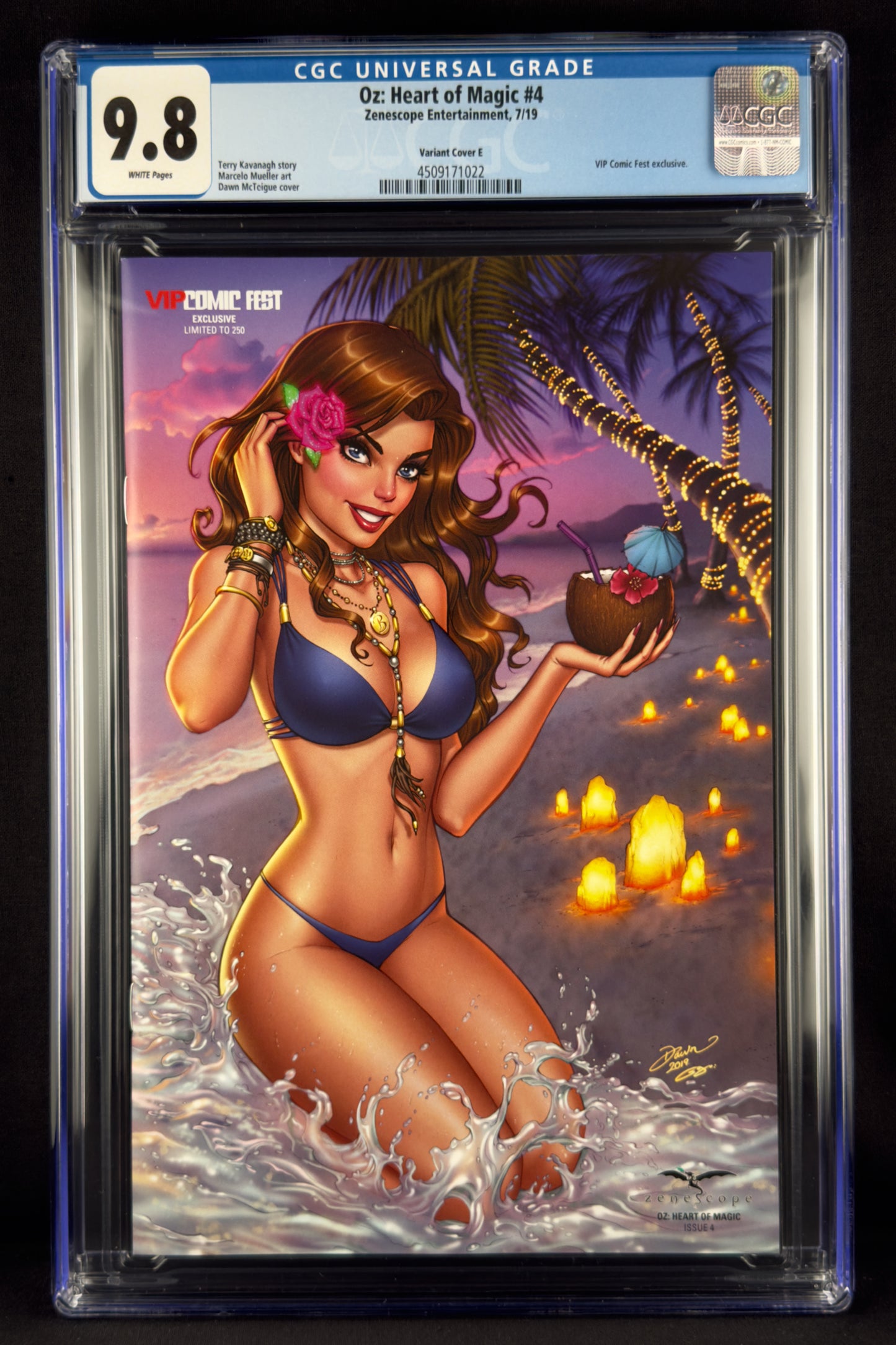 Oz: Heart of Magic #4 (2019) CGC 9.8 Dawn McTeigue Variant E Ltd 250