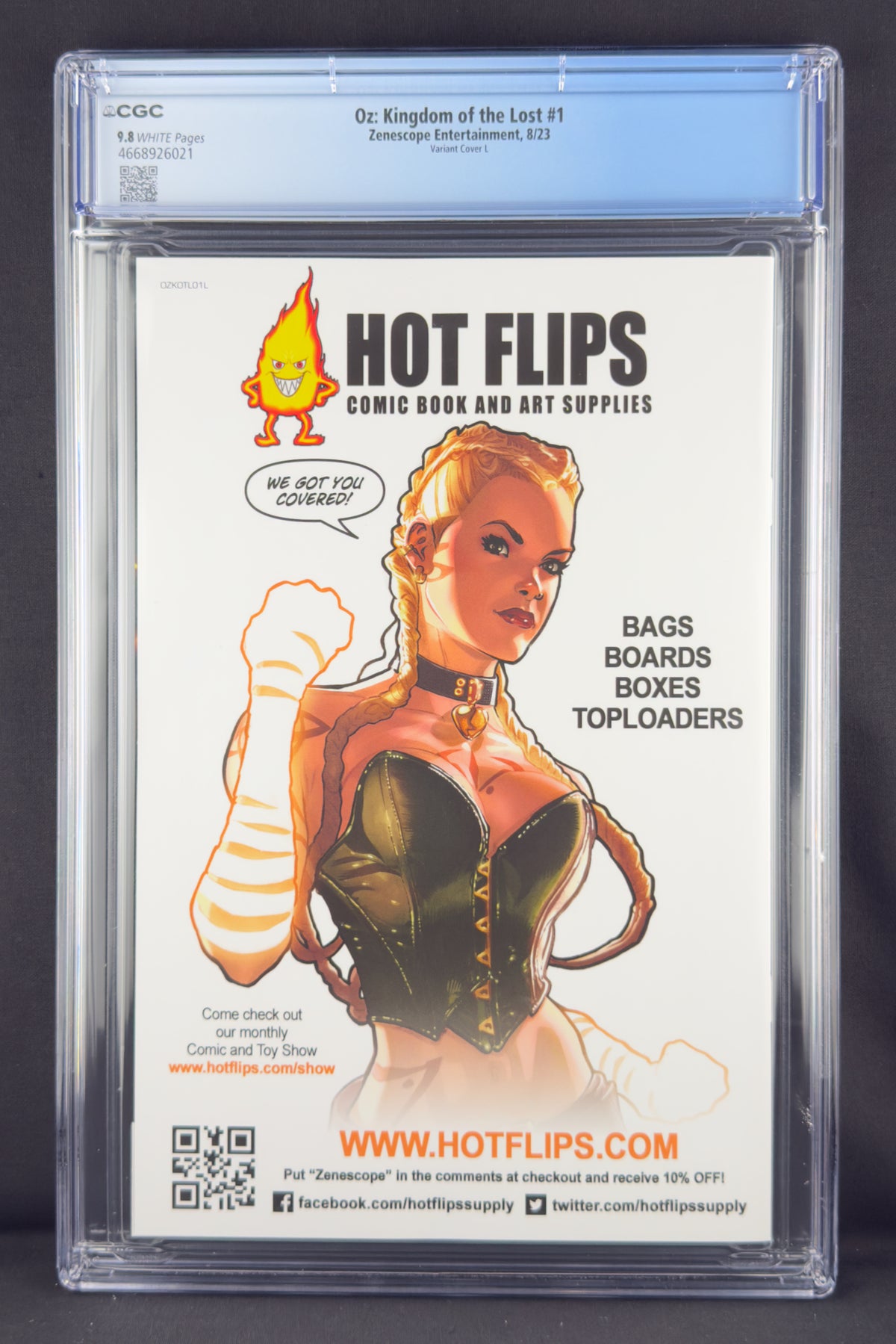 Oz: Kingdom of the Lost #1 (2023) CGC 9.8 Keith Garvey Variant L Ltd 250
