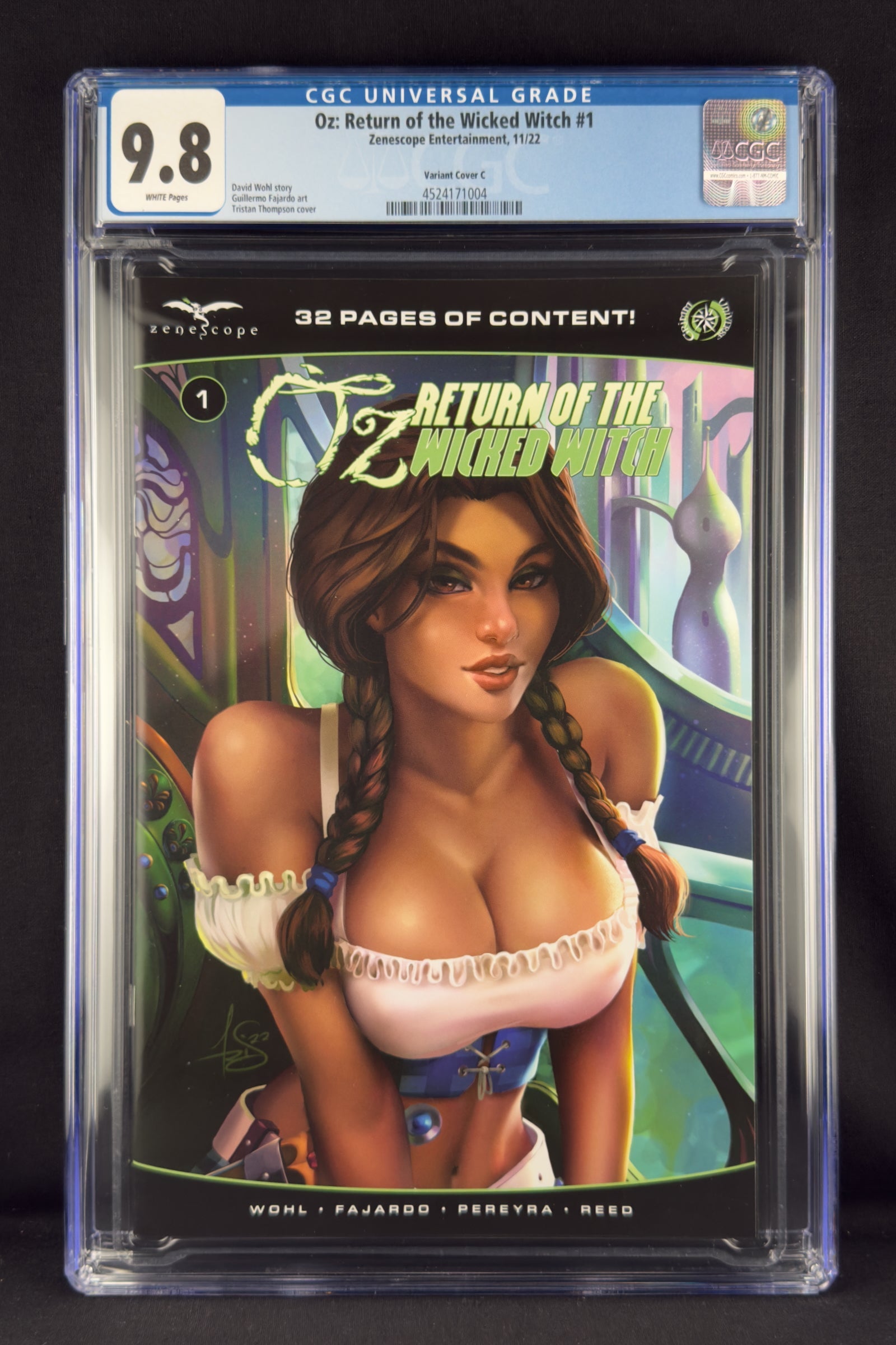 Oz: Return of the Wicked Witch #1 (2022) CGC9.8 Tristan Thompson Var C