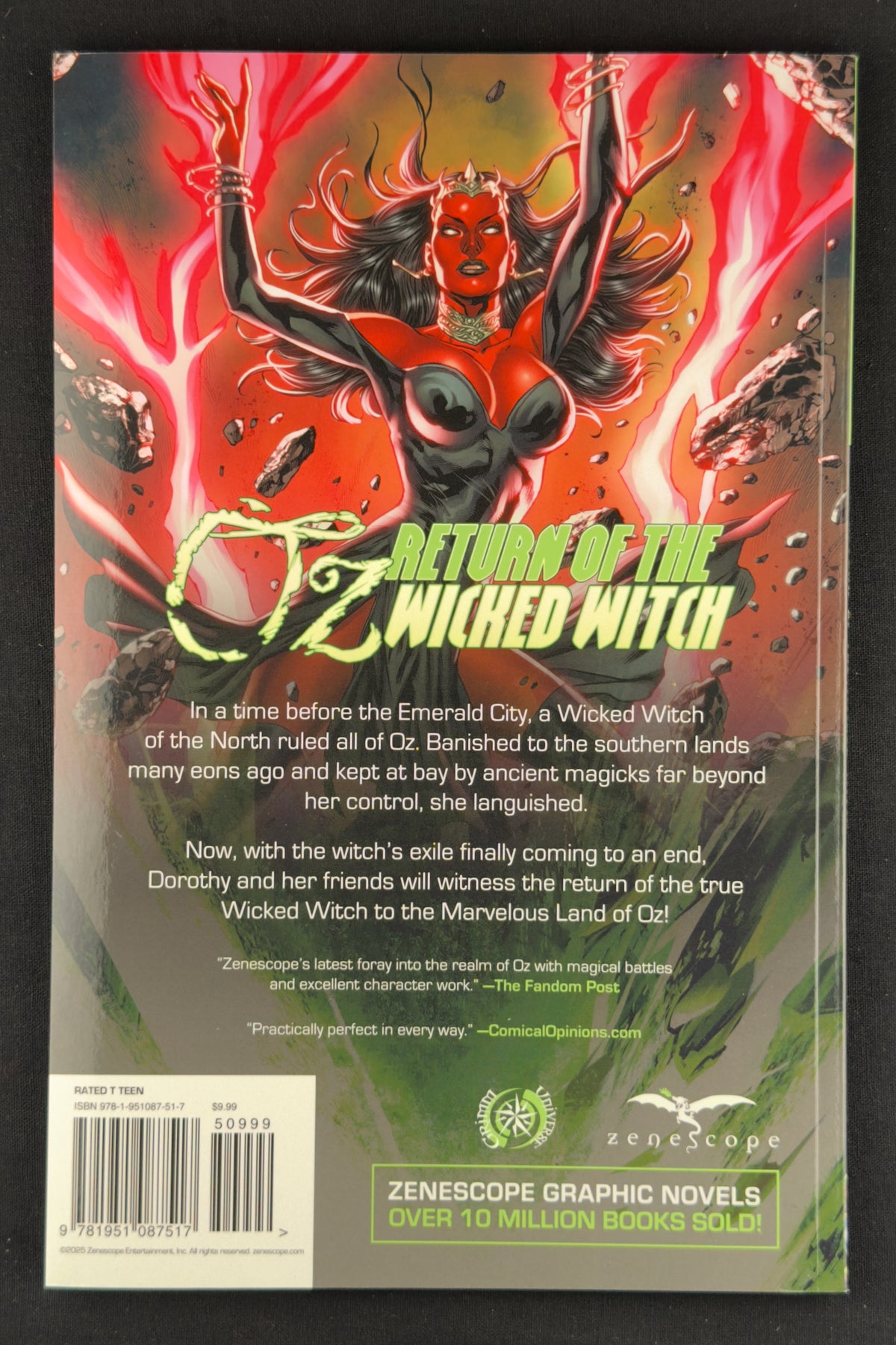 Oz: Return of the Wicked Witch Graphic Novel & Card (2018) Igor Lomov NM