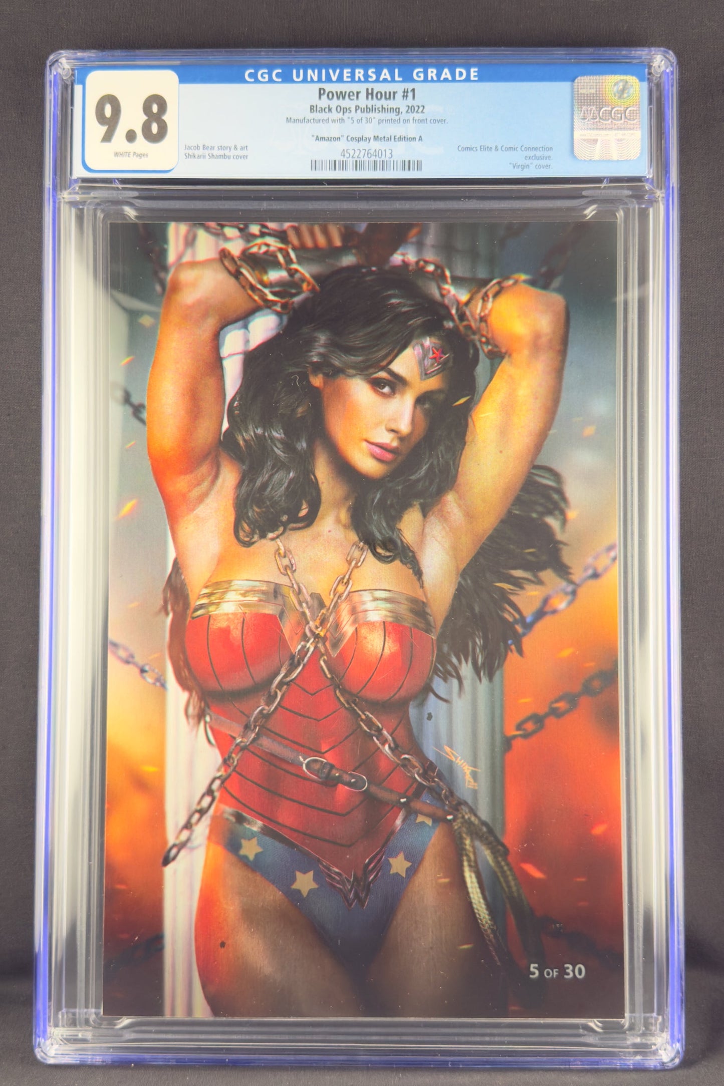 Power Hour #1 (2022) CGC 9.8 Shikarii Shambu Amazon Metal Virgin Ltd 30