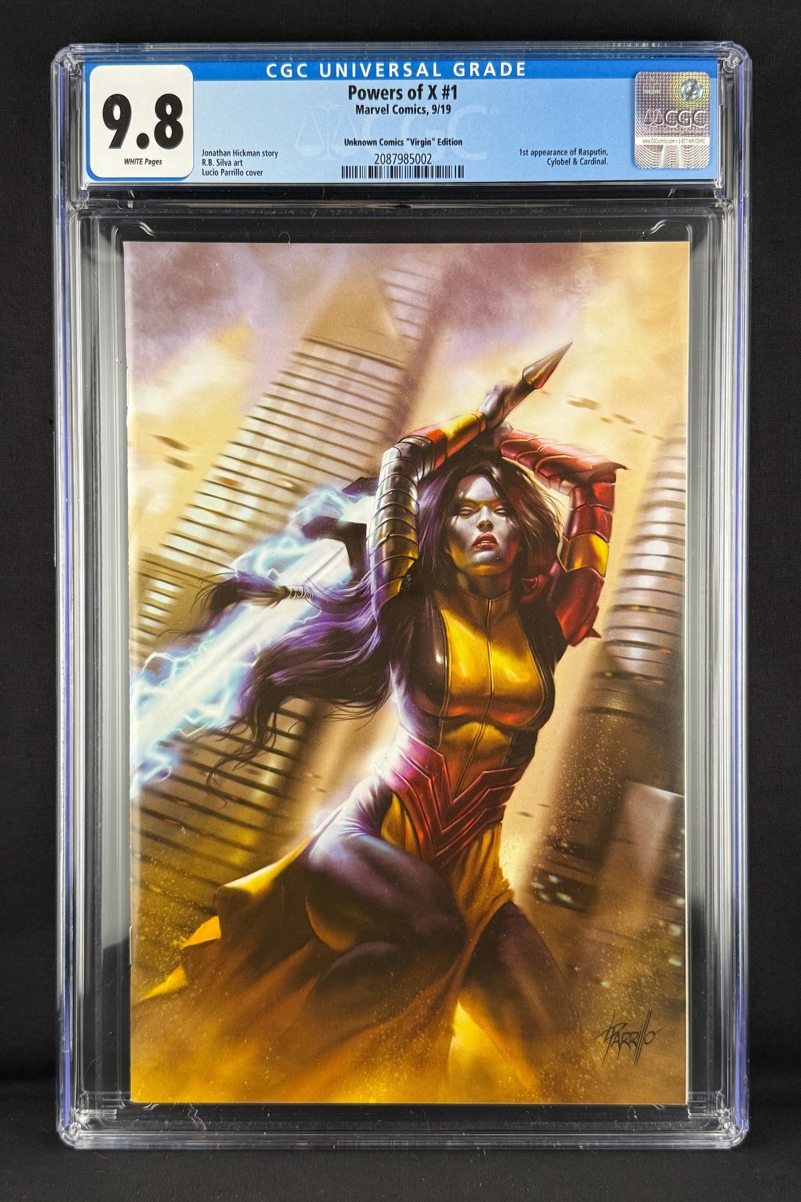Powers of X #1 (2019) CGC 9.8 Lucio Parrillo Virgin—First app Rasputin