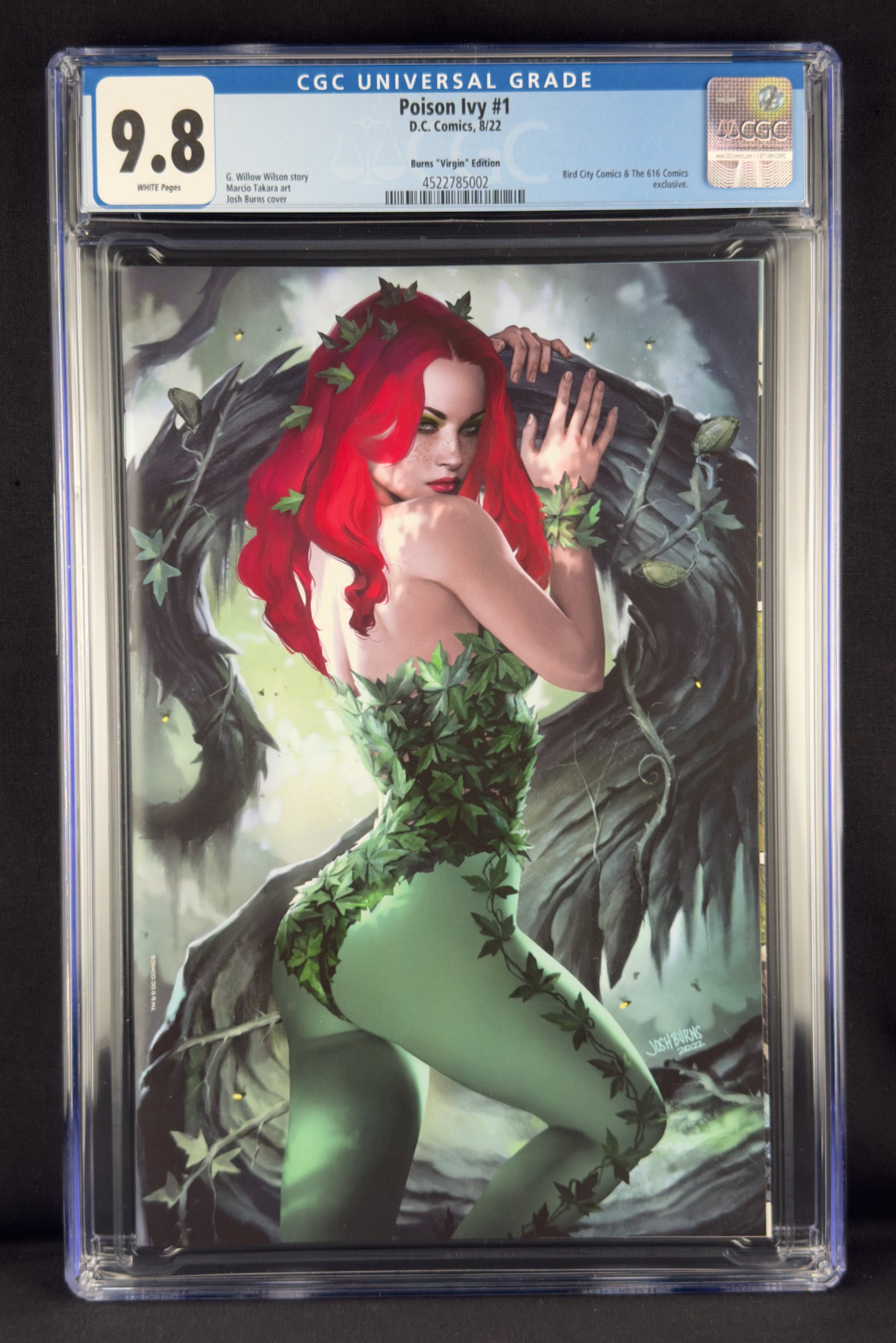 Poison Ivy #1 (2022) CGC 9.8 Josh Burns Virgin Variant.