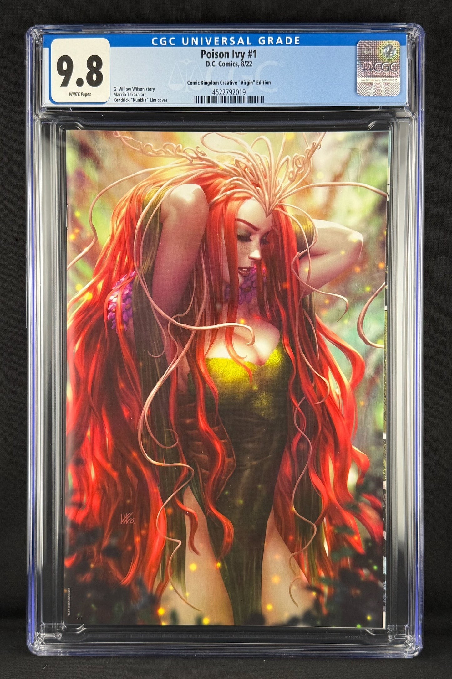 Poison Ivy #1 (2022) CGC 9.8 Kendrick "Kunkka" Lim Virgin Variant B Ltd 1500