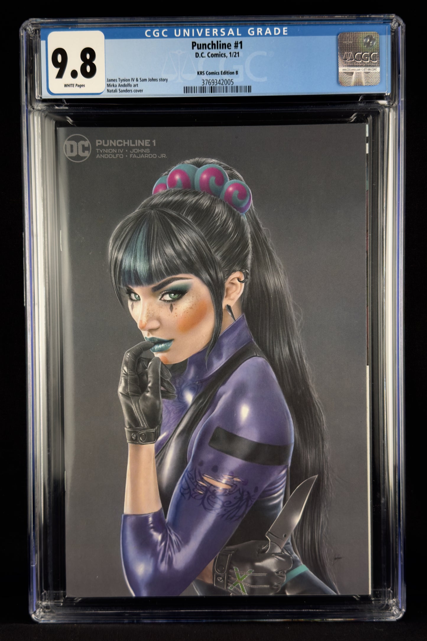 Punchline Special #1 (2021) CGC 9.8 Natali Sanders Variant B.