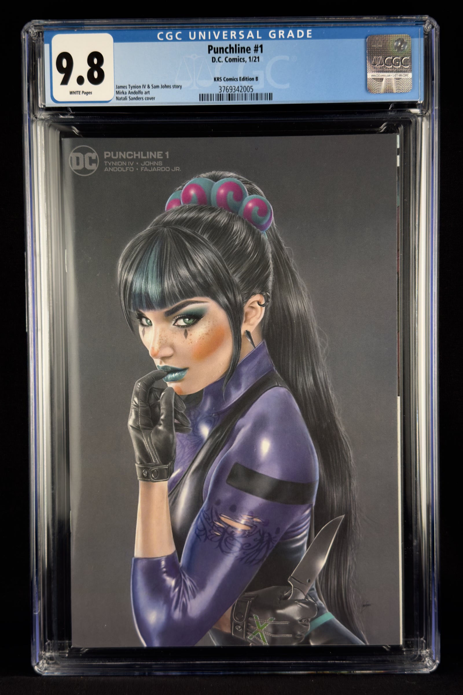 Punchline Special #1 (2021) CGC 9.8 Natali Sanders Variant B.
