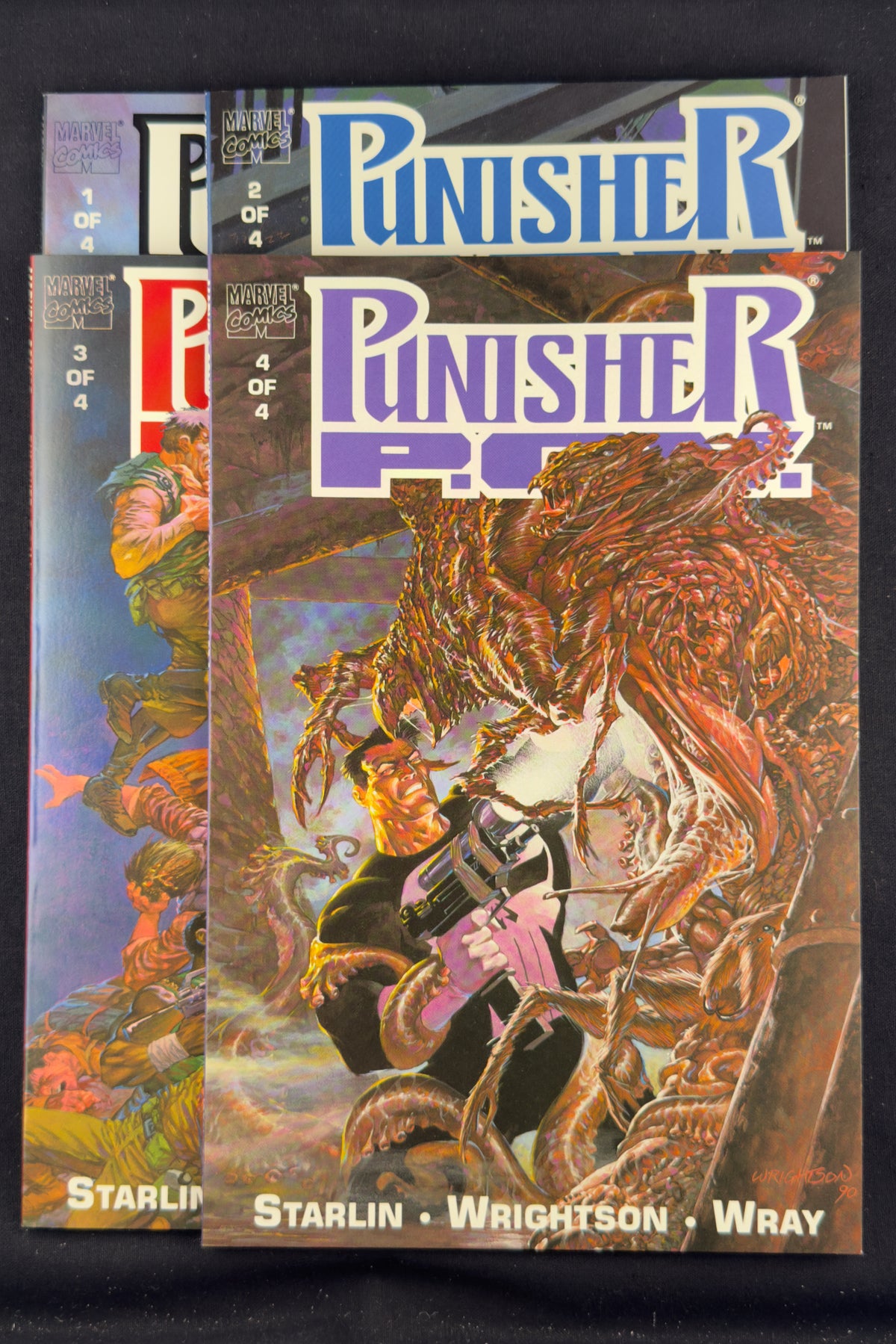 Punisher P.O.V. #1-4 Complete 4-Issue Set (1991) Starlin Wrightson NM-/NM