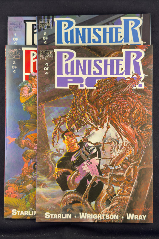 Punisher P.O.V. #1-4 Complete 4-Issue Set (1991) Starlin Wrightson NM-/NM