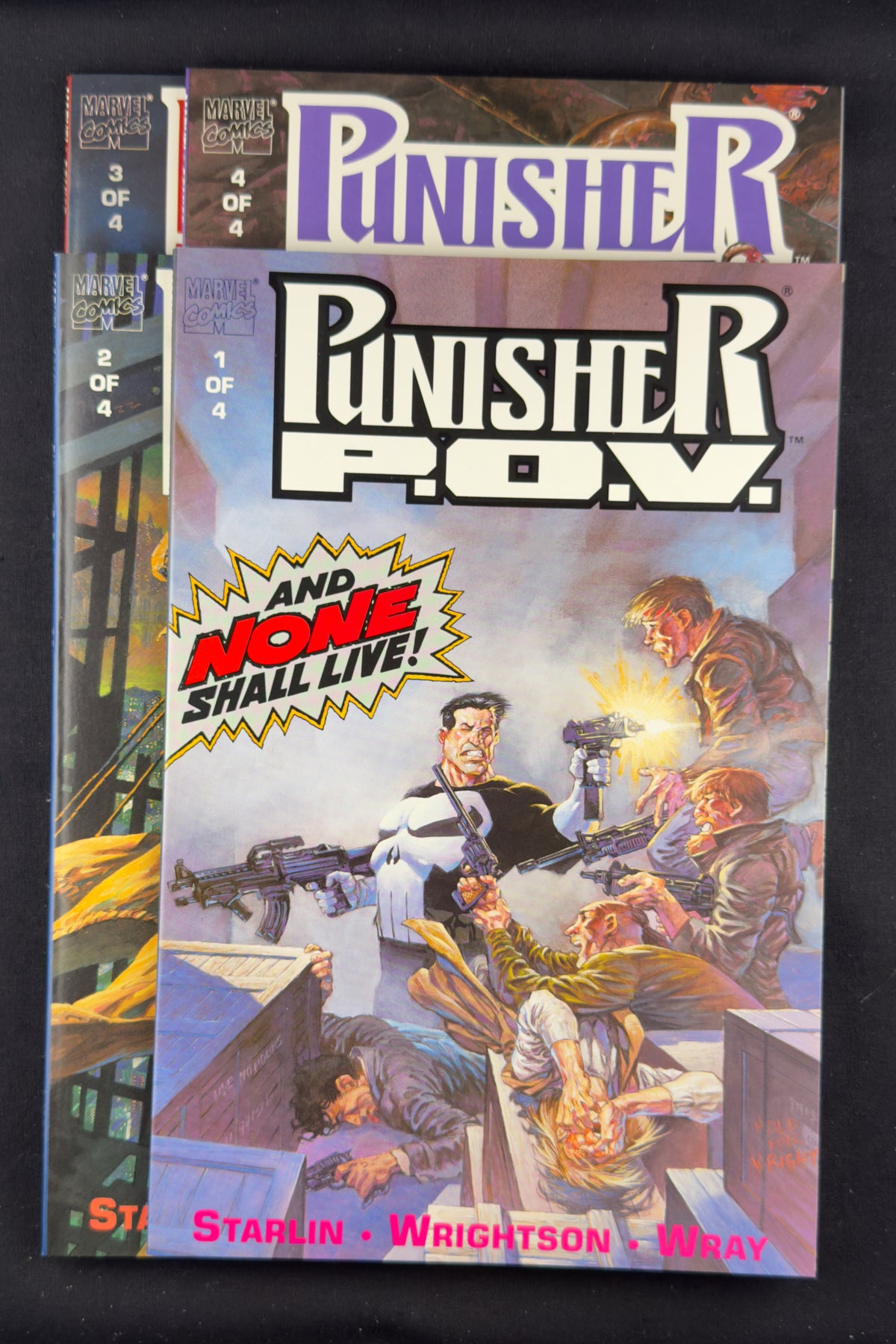 Punisher P.O.V. #1-4 Complete 4-Issue Set (1991) Starlin Wrightson NM-/NM