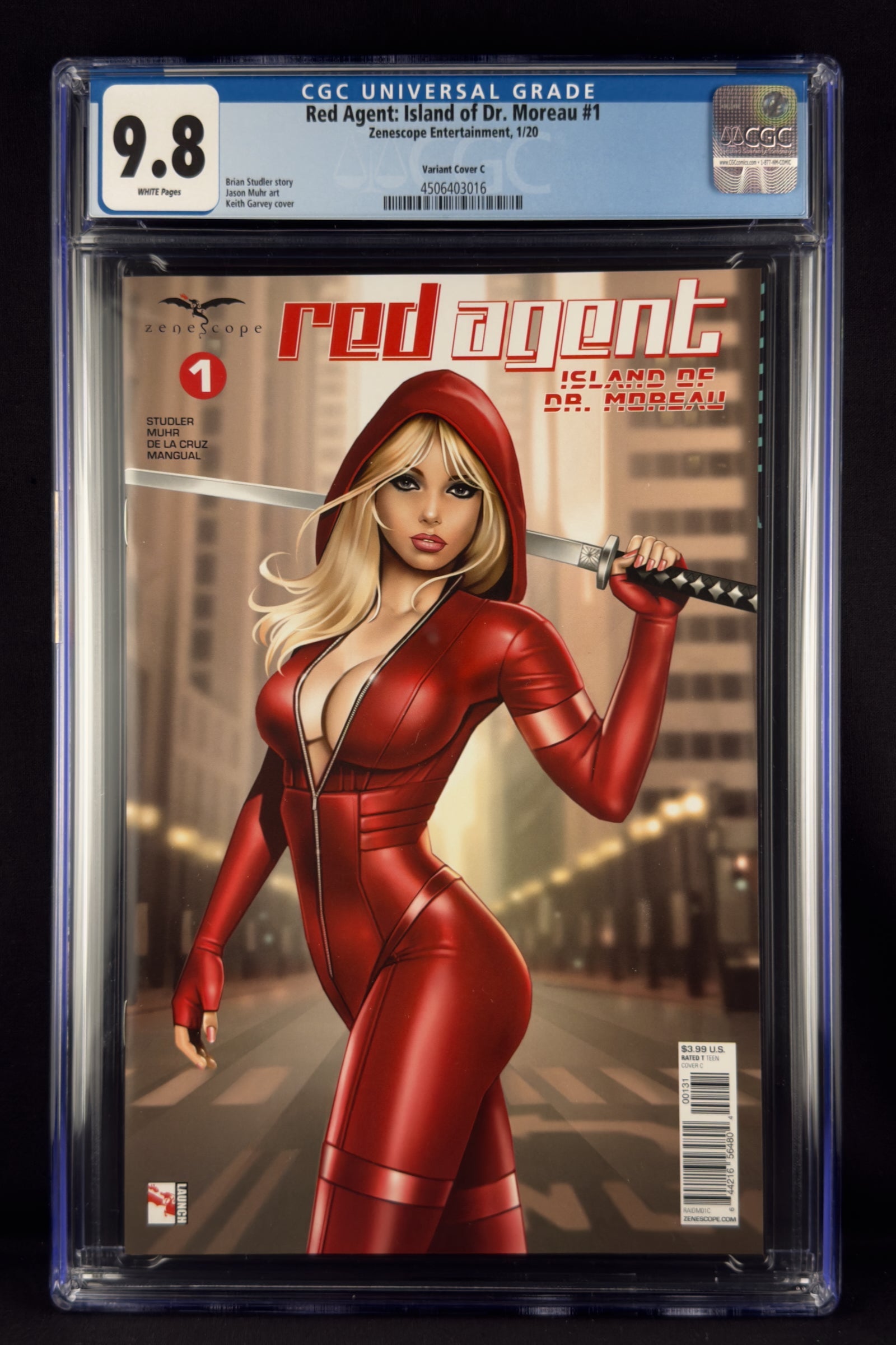 Red Agent: Island of Dr. Moreau #1 (2020) CGC 9.8 Keith Garvey Variant C