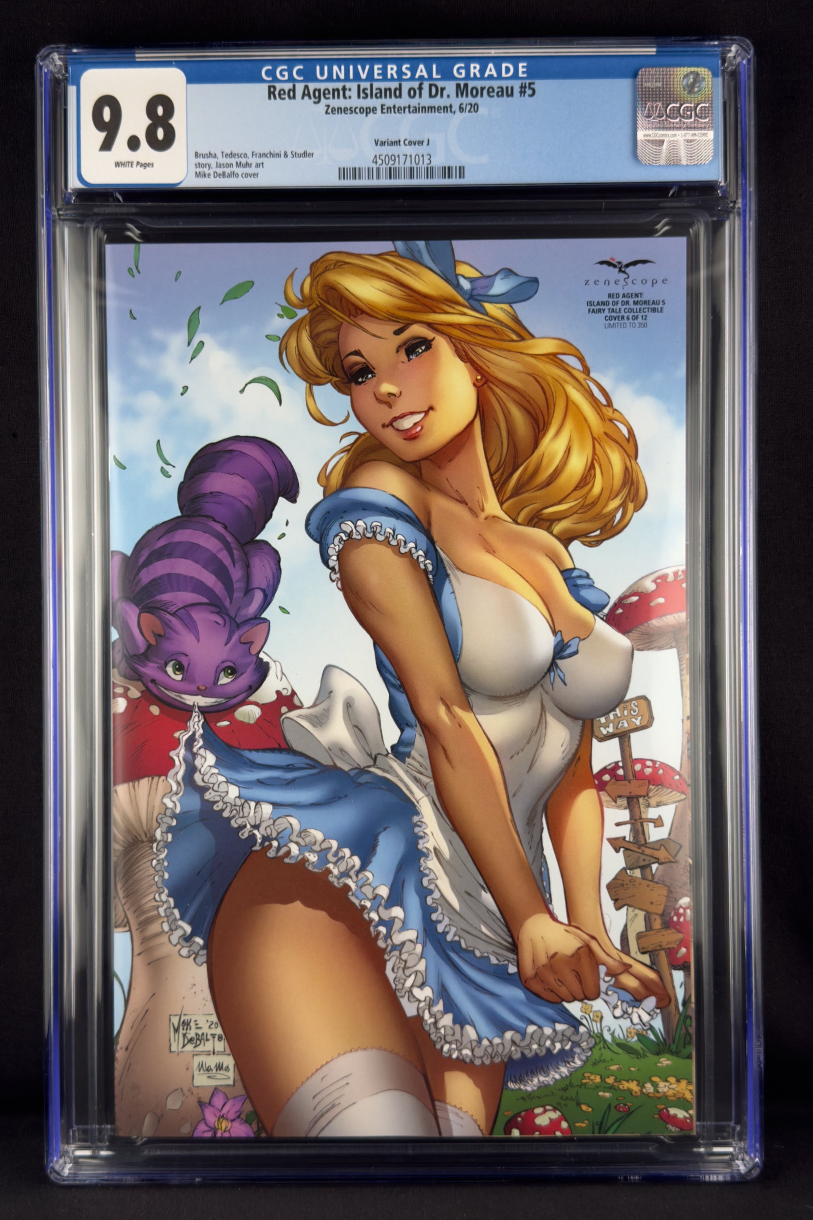 Red Agent Island of Dr. Moreau #5 (2020) CGC 9.8 Mike DeBalfo Variant J.