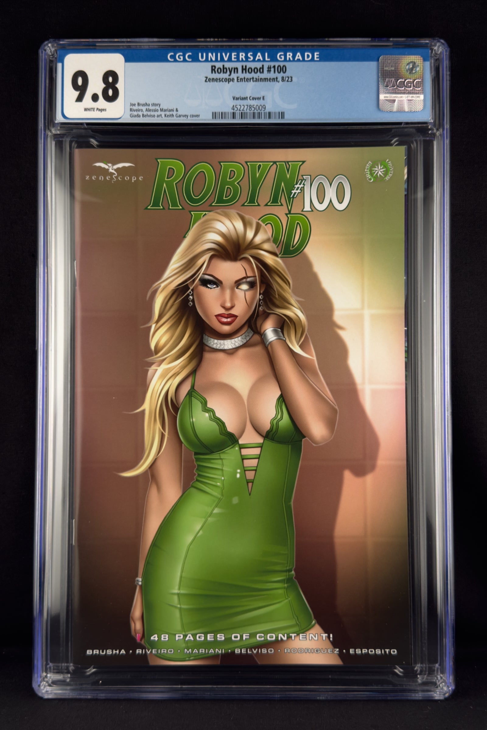 Robyn Hood #100 #nn (2023) CGC 9.8 Keith Garvey Variant E