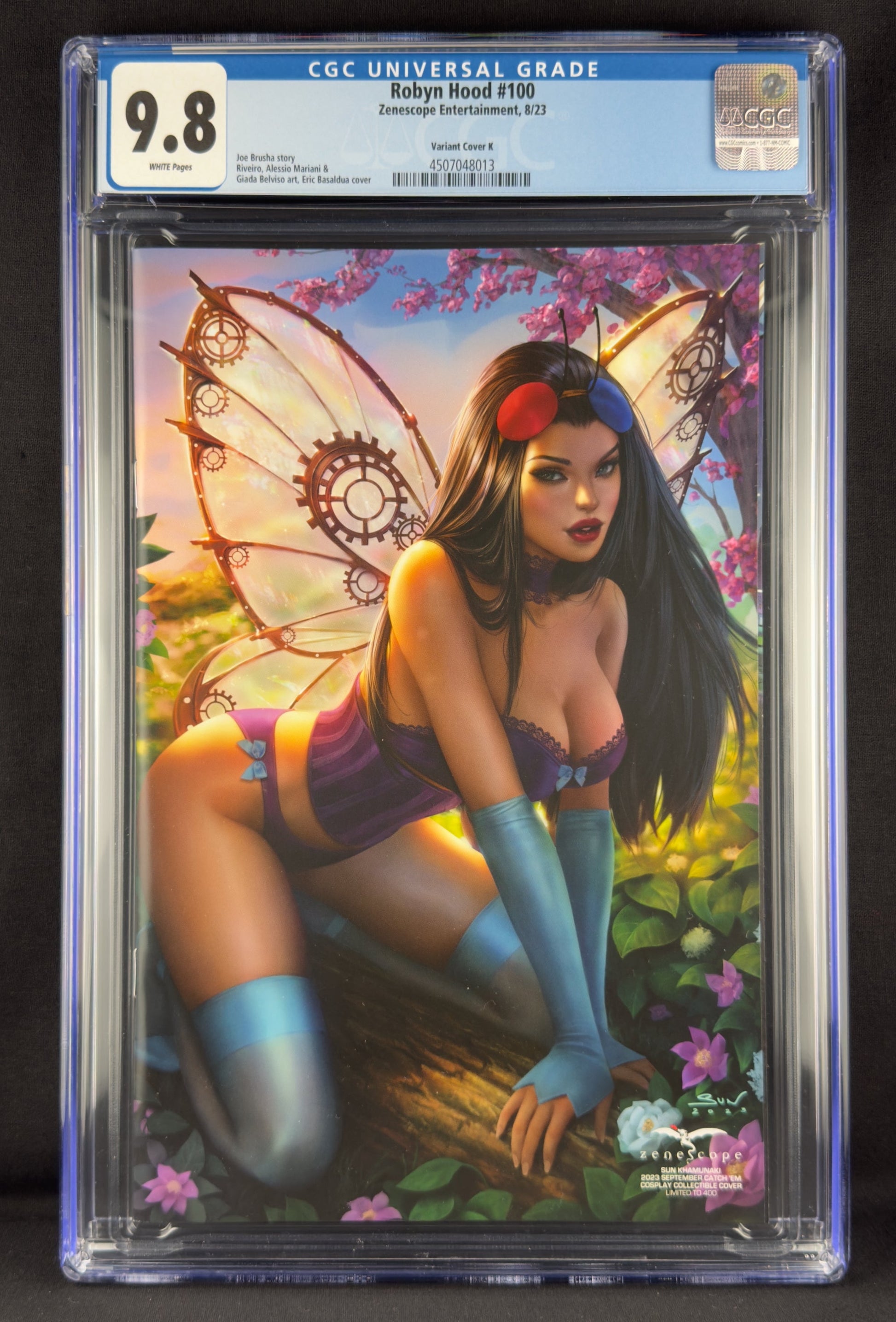 Robyn Hood #100 #nn (2023) CGC 9.8 Sun Khamunaki Variant K Ltd 400. Pokemon