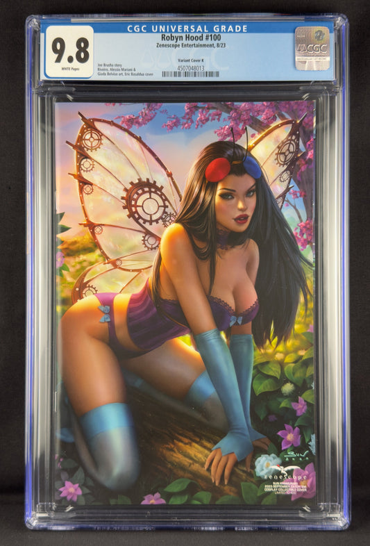 Robyn Hood #100 #nn (2023) CGC 9.8 Sun Khamunaki Variant K Ltd 400. Pokemon