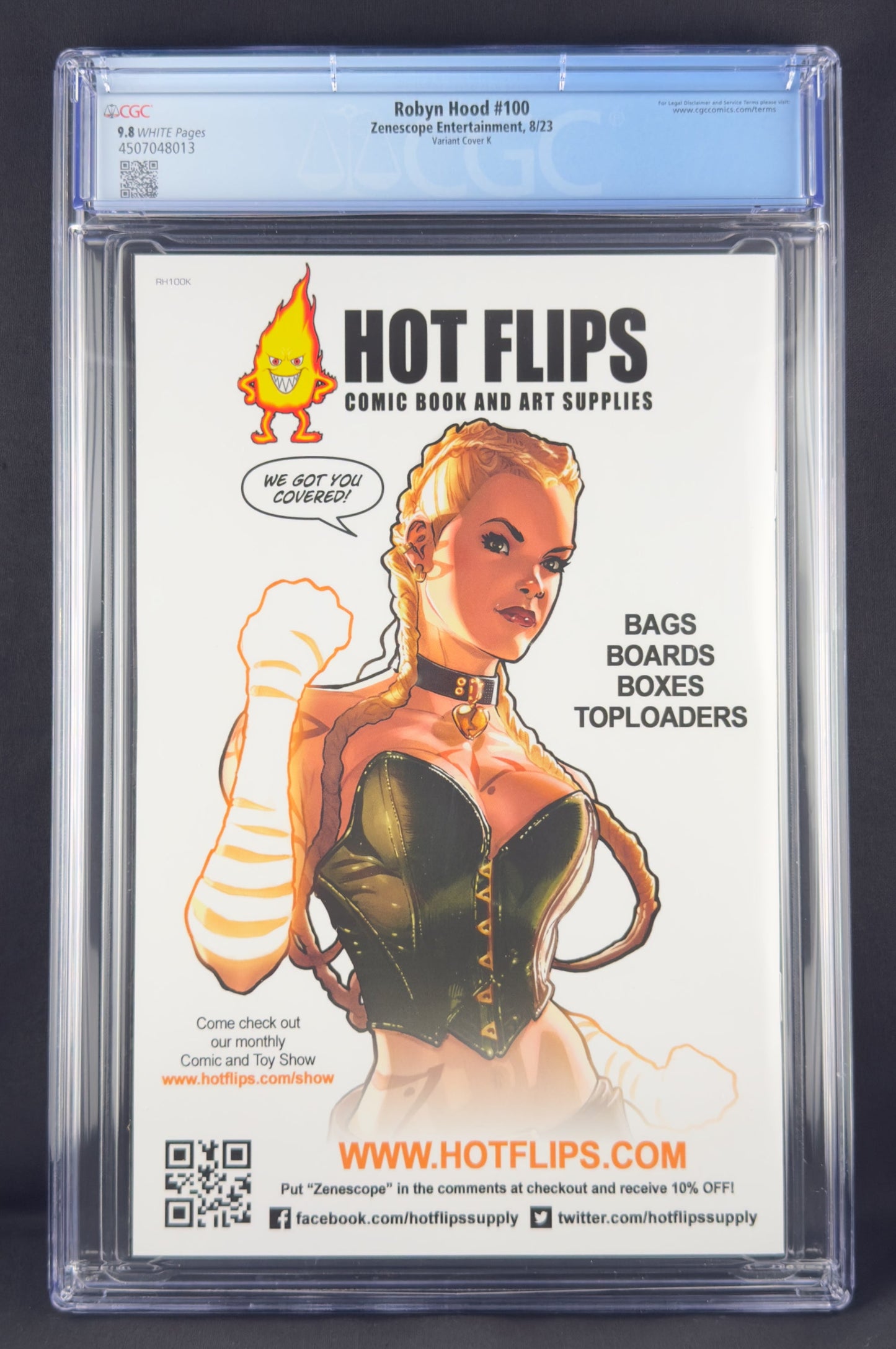 Robyn Hood #100 #nn (2023) CGC 9.8 Sun Khamunaki Variant K Ltd 400