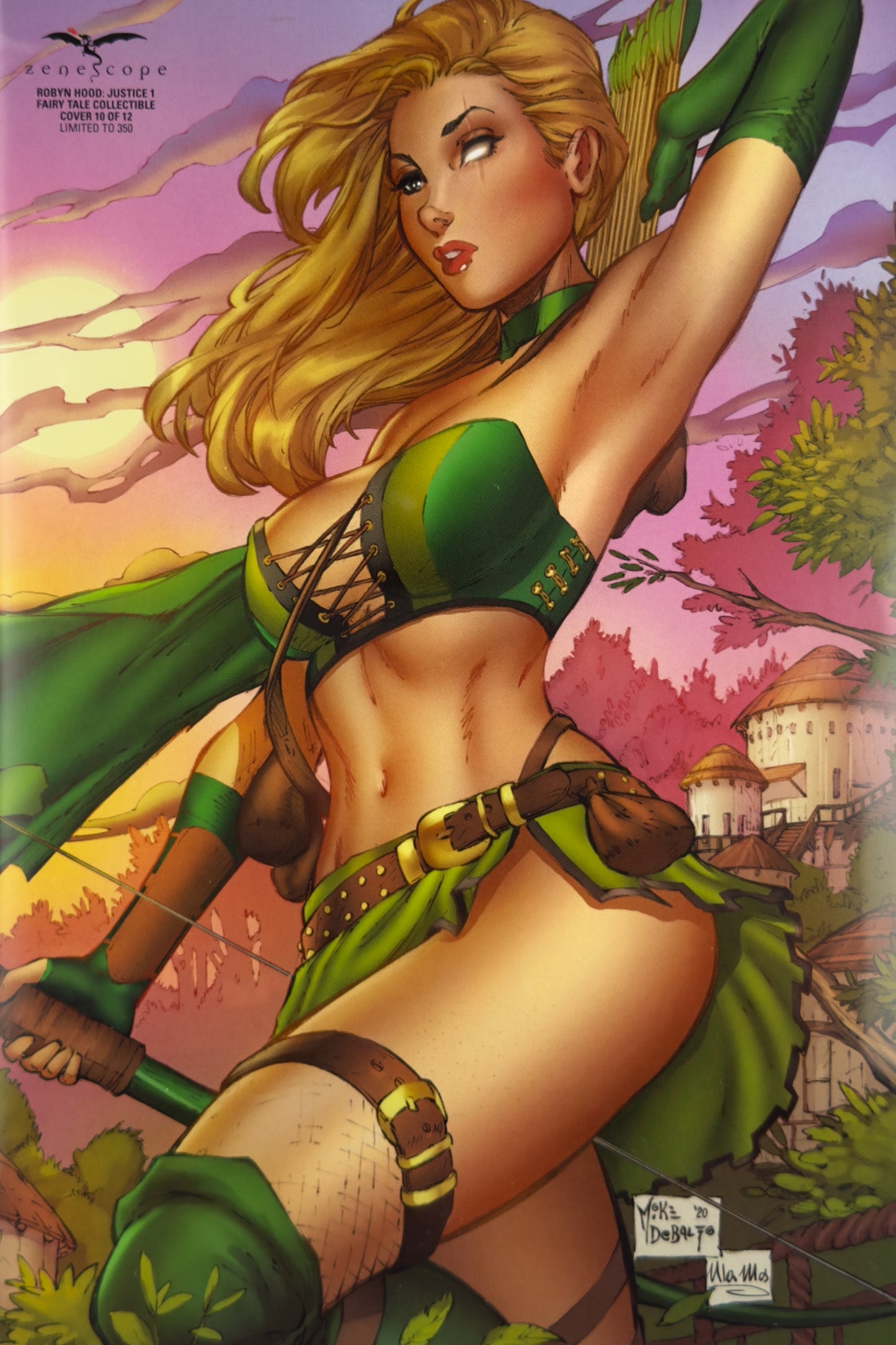 Robyn Hood: Justice #1 (2020) CGC 9.8 Mike DeBalfo Variant H Ltd 350