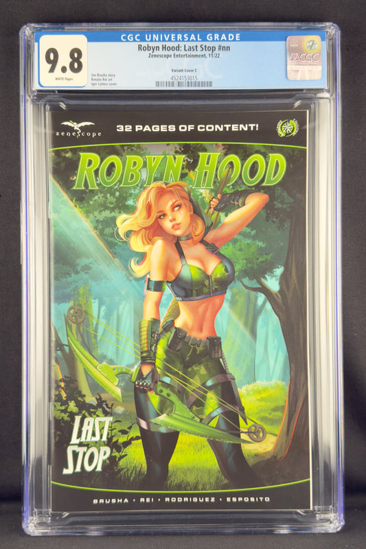 Robyn Hood: Last Stop #nn (2022) CGC 9.8 Igor Lomov Variant C