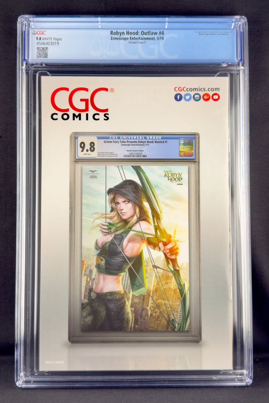 Robyn Hood: Outlaw #4 (2019) CGC 9.8 Keith Garvey Variant E Ltd 350
