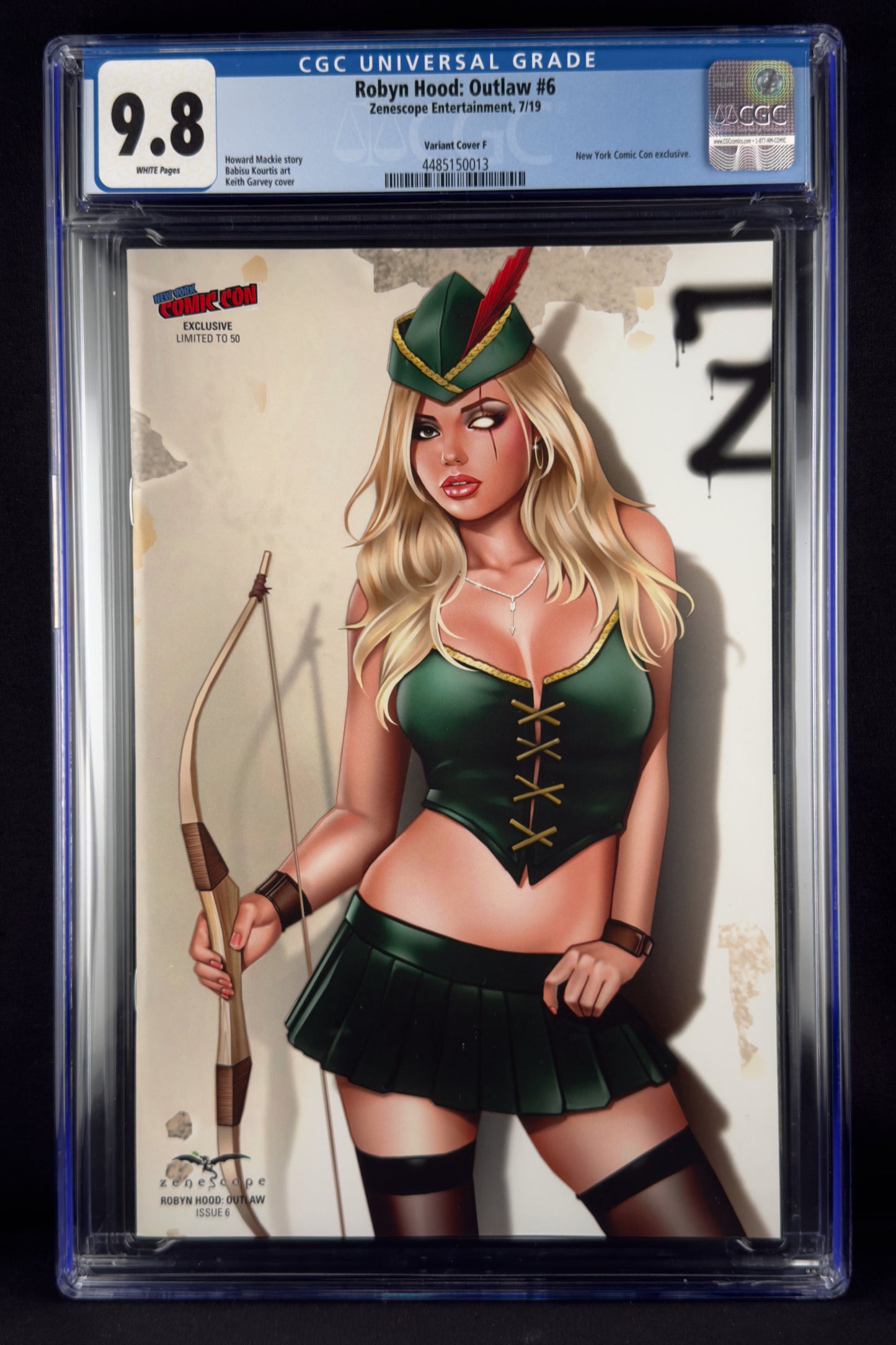 Robyn Hood Outlaw #6 (2019) CGC 9.8 Keith Garvey Variant F.
